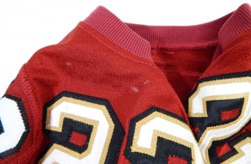 2006 San Francisco 49ers Nate Clements 22 Game usou camisa vermelha 44 DP28486 - Jerseys de jogo NFL não assinado usada