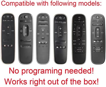 Controle remoto universal para Polk Audio Soundbar Polk Magnifi 2, RE9114-1, RE91141, RTRE91141 Magnifi 2 Polk Omni SB1