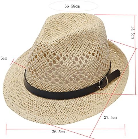 Chapéus fedora para homens para homens trilby chapéus do panamá rolo ajustável rolando chapéus de pesca leves chapéus de proteção