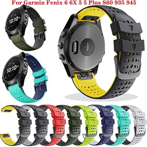Otgkf Silicone Quickfit WatchBand para Garmin Fenix ​​6x Pro Watch EasyFit Strap Strap para Fenix ​​6 Pro Smart Watch 26
