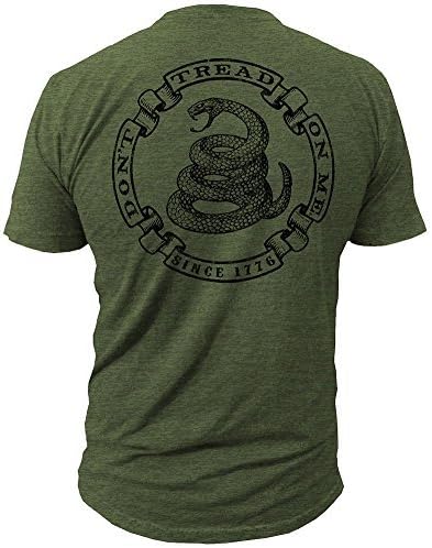 Não pise em mim - Milícia - T -shirt masculina DTOM Roupas