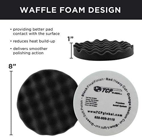 Waffle preto de 8 TCP WAFFLE BLAT EXTRA FEAM FINA