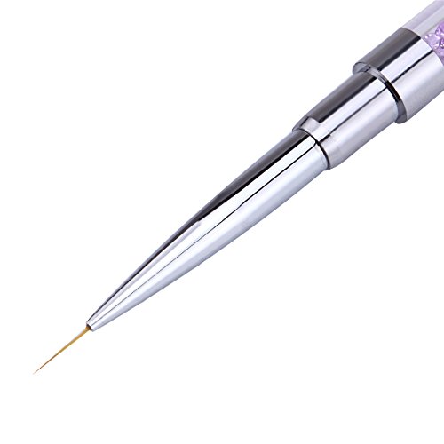 Organizador de strassinizador acrílico desenho de caneta Gel de caneta de caneta de 2 vias acrílico escultura de liner unhas