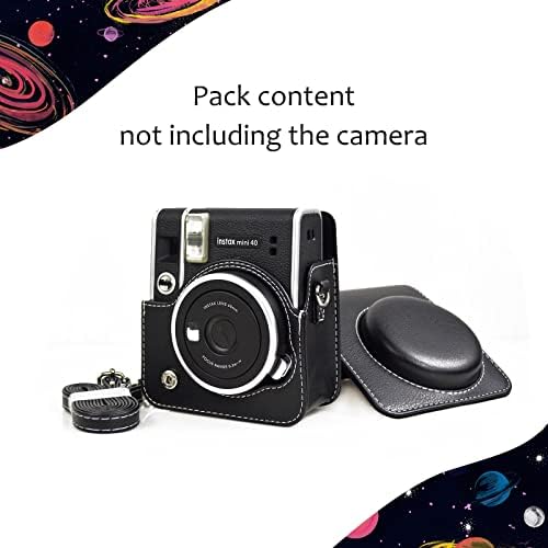 Muziri Kinokoo Protetive Camera Case Compatível com Fuji Instax Mini 40 Câmera instantânea - Caso de couro PU com