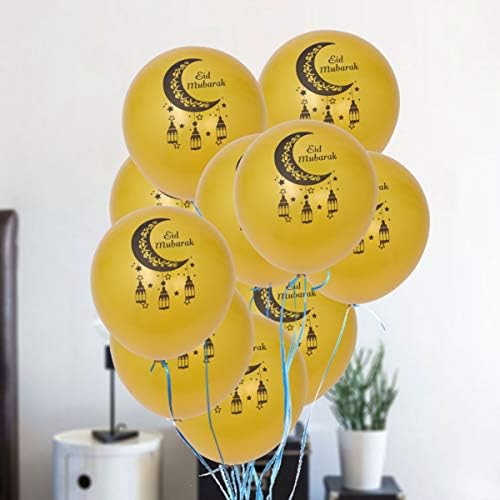 TOMABABY 10 PCS 12 polegadas Eid Ramadan Balloons
