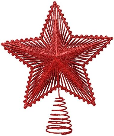 Star Tree Tree Glitter Glitter Hollow Cut-Out Radial Spring Support Scene Layout Multi-Colors Colors Decoration Christmas Star