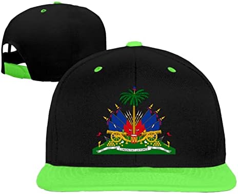 Hifenli Haitian Back of Arms Hip Hop Bap correndo chapéus meninos Meninos equipados com chapé de beisebol Chapéus de