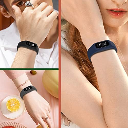 GHEPER SOFT SILICON Band compatível com Garmin VivoSmart 5 tiras de pulseira de pulseira de pulseira capa da banda para