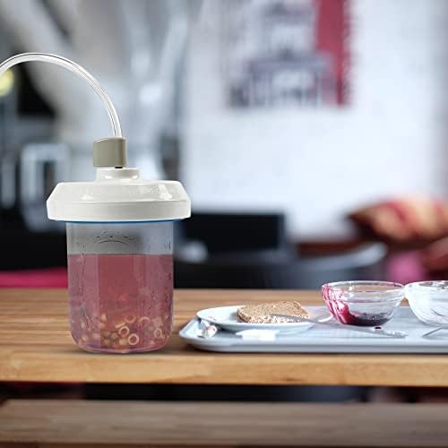 Selador de jarra uuy para selador de vácuo de alimentos, kit de selador de vácuo para jarra de boca larga e de boca