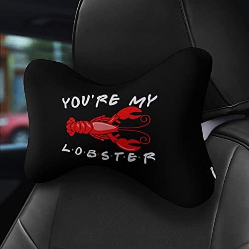 Você é o meu travesseiro de pescoço de carro de lagosta de 2 Automóvel para apoiar a cabeça de cabeça de almofada Rest