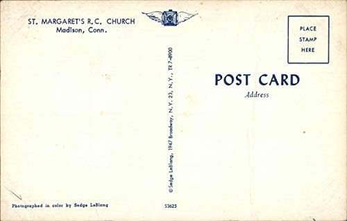 St. Margaret's R.C. Church Madison, Connecticut CT Original Vintage Postcard
