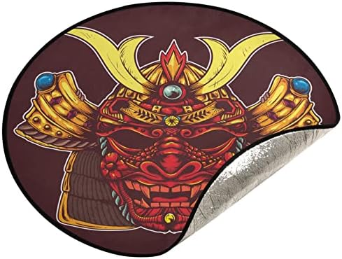 Jiuchuan Árvore de Natal Só tape de tapete de samurai dragão de dragão máscara de caveira Desenho de desenho de desenho
