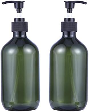 Alipis 2pcs 500ml Pression-shampoo Condicionador garrafa portátil garrafa de shampoo portátil Dispensador de dispensador