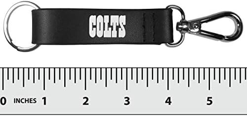 Siskiyou Sports NFL Indianapolis Colts Weekend Weeken Wallet & Strap Key Chain, Black, One Tamanho