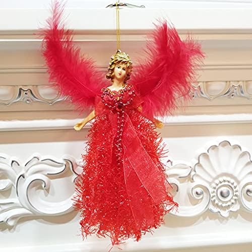 Decorações de Natal Minchas Decoração pendurada Ornamentos Tree Angel Natal Doll Pingententes Decoração de Natal Hanges Ornament