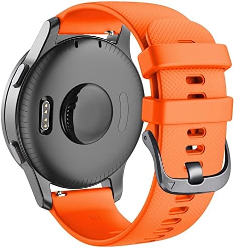 22mm Sport Silicone Watch Band Strap for Garmin Active/ Venu 2/ Vivoactive 4/ Forerunner 745 Pulseira de substituição