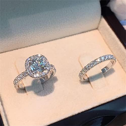 A aliança de casamento para mulheres toca redondo diamante aliança de diamante anel de diamante conjunto de resina anel de flor
