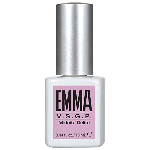Emma Beauty Gel Polish, cor das unhas duradouras, fórmula livre de 12+, vegan e sem crueldade, Midnite Delite,