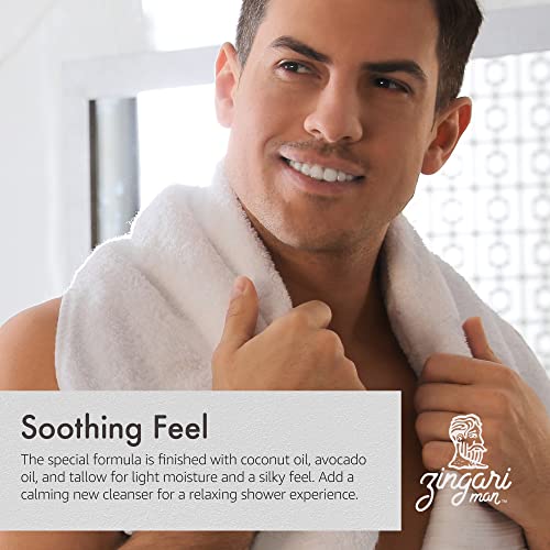 Zingari Man O Sabão de Banho de Vigia - Sabão facial de limpeza para homens - sabão para corpo, rosto, limpador facial, lavagem de rosto,