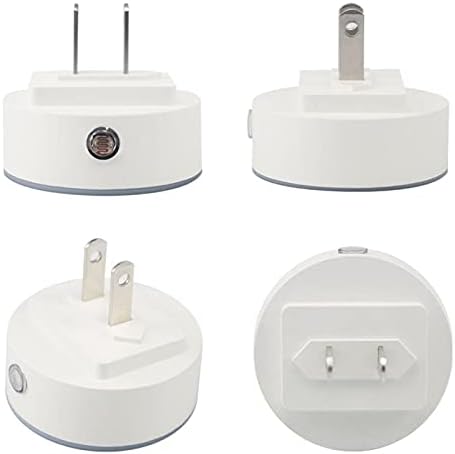 2 Pacote Plug-in Nightlight LED Night Light com Dusk-to-Dewn Sensor for Kids Room, Nursery, Kitchen, Blue Abacax