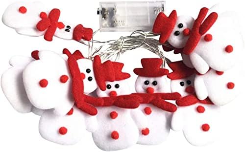 Cordas de boneco de neve de Natal QBomb, alto brilho, baixo consumo de energia, luzes de Natal, para o quarto de Natal