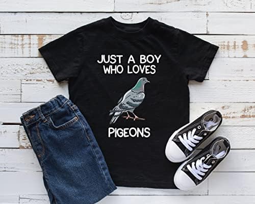 Apenas um garoto que adora pombos camisa de camisa de pombos de presente de pássaro de pássaro, stay coo camisa de pássaro presente