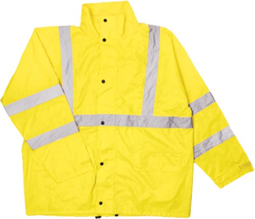 Kishigo RW110 Economia High Viz Full Rain Suit, se encaixa 2x-grande e 3x-grande, limão