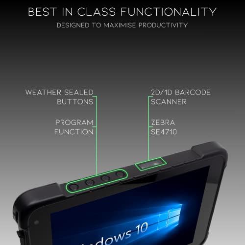 2023 Tablet Windows 10 Pro interno/externo para todos os fins 10 com scanner de código de barras 2d/1d/qr integrado, tela de