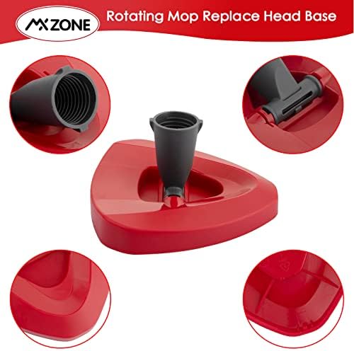 MXZONE Spin Mop Base de substituição para girar o enxágios de fácil lavagem limpa 2 Sistema de tanque Bucket, Triângulo