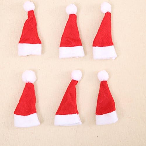 30 PCs decoração de Natal Lollipop Lollypop Santa Claus Capas Capa embrulho de festa de natal decoração de desktop decoração