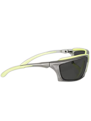 Óculos de segurança anti-capa resistentes ao impacto Magid com almofada TPR, 12 pares, lentes sombreadas