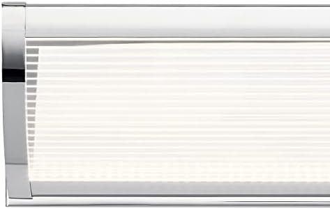 Iluminação Elan 85049ch Roone - 19 polegadas 16W 1 Vanidade linear de banho LED, cor de acabamento: Chrome