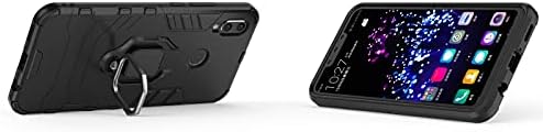 Caso de proteção compatível com a capa de telefone Huawei Nova 3i, capa de smartphone de kickstand de anel de rotação de 360 ​​graus,