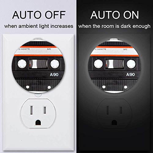 Plugue magnético Plug in LED Night Light Dusk to Dawn Auto On/Off Economing Sensor Lights