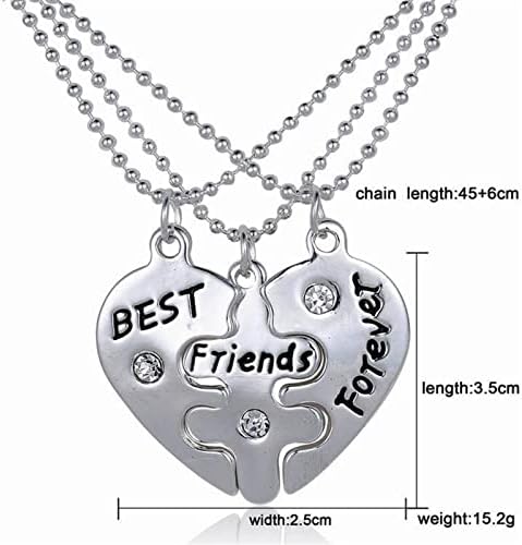 2-3pcs Principal Promise Love Heart Better Friend Bracelet Set