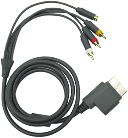 Jamal High Definition Audio s Video Cable Tord Grey Fits para Xbox 360 Console