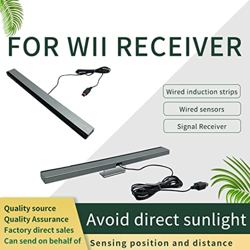 Receptor WiiU Game Tive Line Sensor Receiver Acessórios do Game Receptor Abs Durável Sensor de Material Sensor Tira
