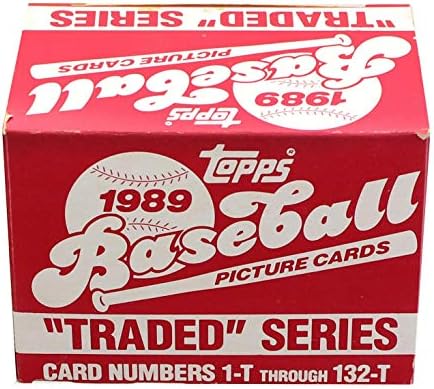 MLB 1989 Topps Baseball Comércio da série - Conjunto de 132 cartões