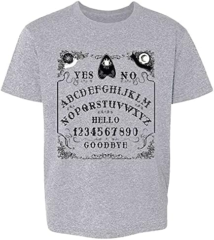 Pop Threads Ouija Board Seance Spirit Board Design Goth Gothic Bebê bebê infantil T-shirt menino menino