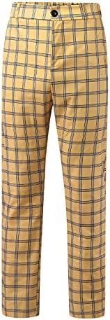 Calças de negócios de moda para homens calças casuais calças magras manchas estampas de lápis skinny calça calças de streetwear