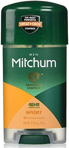 Mitchum Antipersppirant Desodorant Stick para homens, gel de defesa de odor triplo, proteção de 48 horas, dermatologista testado,
