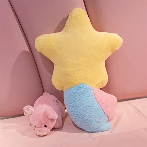 Jj yyds fofos e coloridos desejando nebulosa amor formato de coração travesseiro bebê garrafa de brinquedo caseiro almofada de
