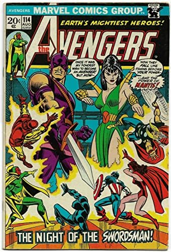 Vingadores 114 FN 1973 Marvel Bronze Age Comics