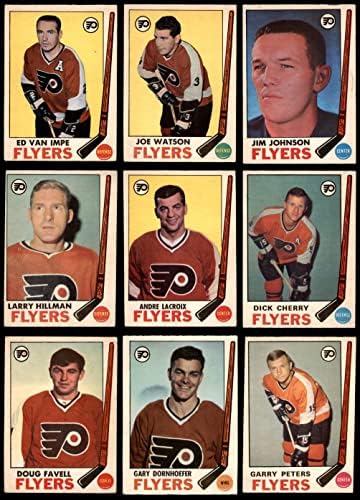 1969-70 O-PEE-Chee Philadelphia Flyers perto da equipe estabeleceu o Philadelphia Flyers VG Flyers