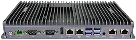 Mini PC sem fã de Hunsn, Computador Industrial, IPC, Windows 11/ Linux Ubuntu, Intel Core i7 8565U, IX02, TPM2.0, AES-NI,