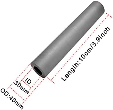 Haste de grafite oca de tubo de grafite mhui usado em moldes, diâmetro externo de petróleo 40mm, 40x30x 100mm