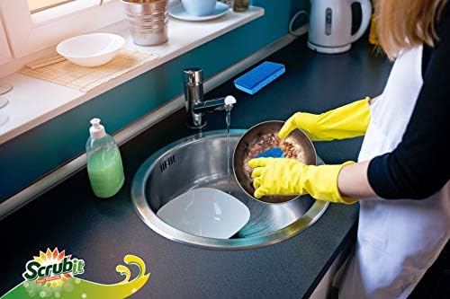 Limpeza de limpeza sem arranhões Esponjas de lavagem- Esponja de lavagem de pratos Ideal para lavar cozinha, pratos, banheiro