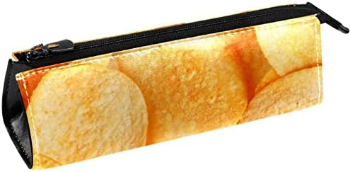 Caixa de lápis Guerotkr, bolsa de lápis, bolsa de lápis, estética de bolsa de lápis, batatas fritas de batata novidade