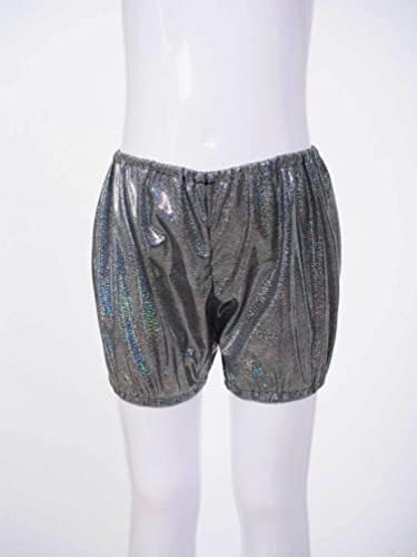 INZOY meninas meninos shorts Bloomers brilhando calças quentes para Yoga Jazz Modern Dance Stage Show calças