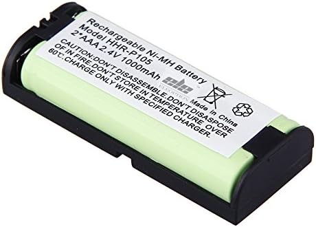 HHR-P105 Bateria de telefone sem fio verde 1000mAh